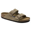 BIRKENSTOCK Arizona Soft Footbed Suede Leather Taupe